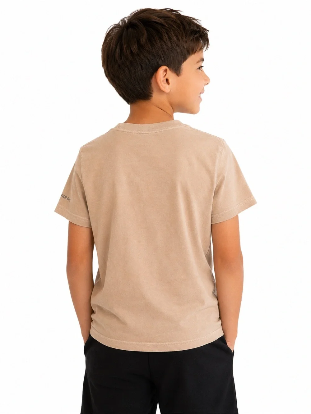 Converse All Star Graphic Logo T-Shirt White Kids Size 7 (6–7Y) Cotton